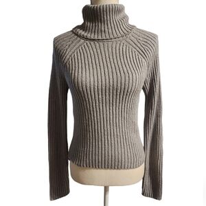 American eagle‎ gray turtleneck sweater medium nwt